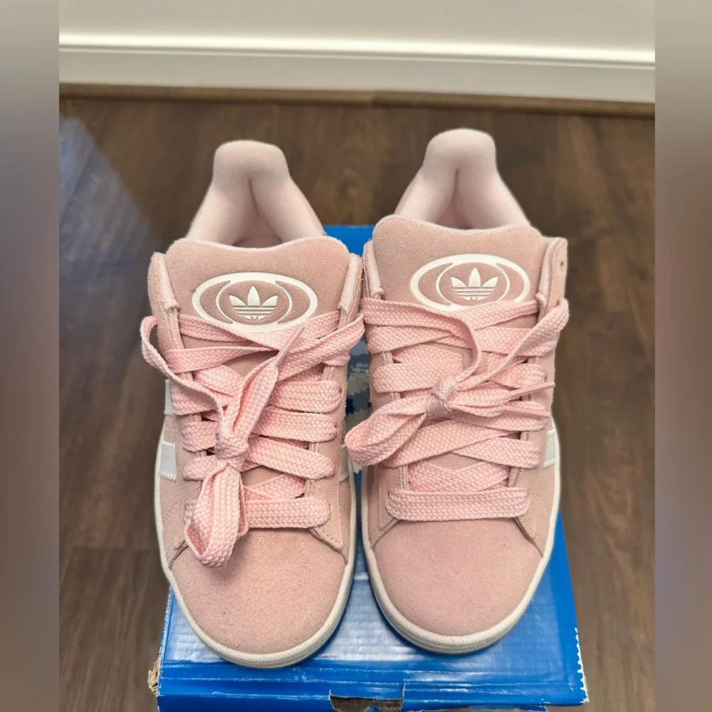 Adidas Campus 00s 3 Pink & White Gum Bottom Sneakers, Size 4 (Women’s Sz 5.5)